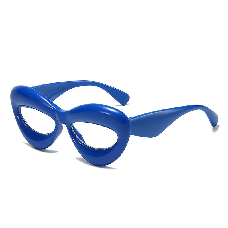 R55579 Vintage Punk Lip Glasses – Bold Y2K Fashion for Modern Edge